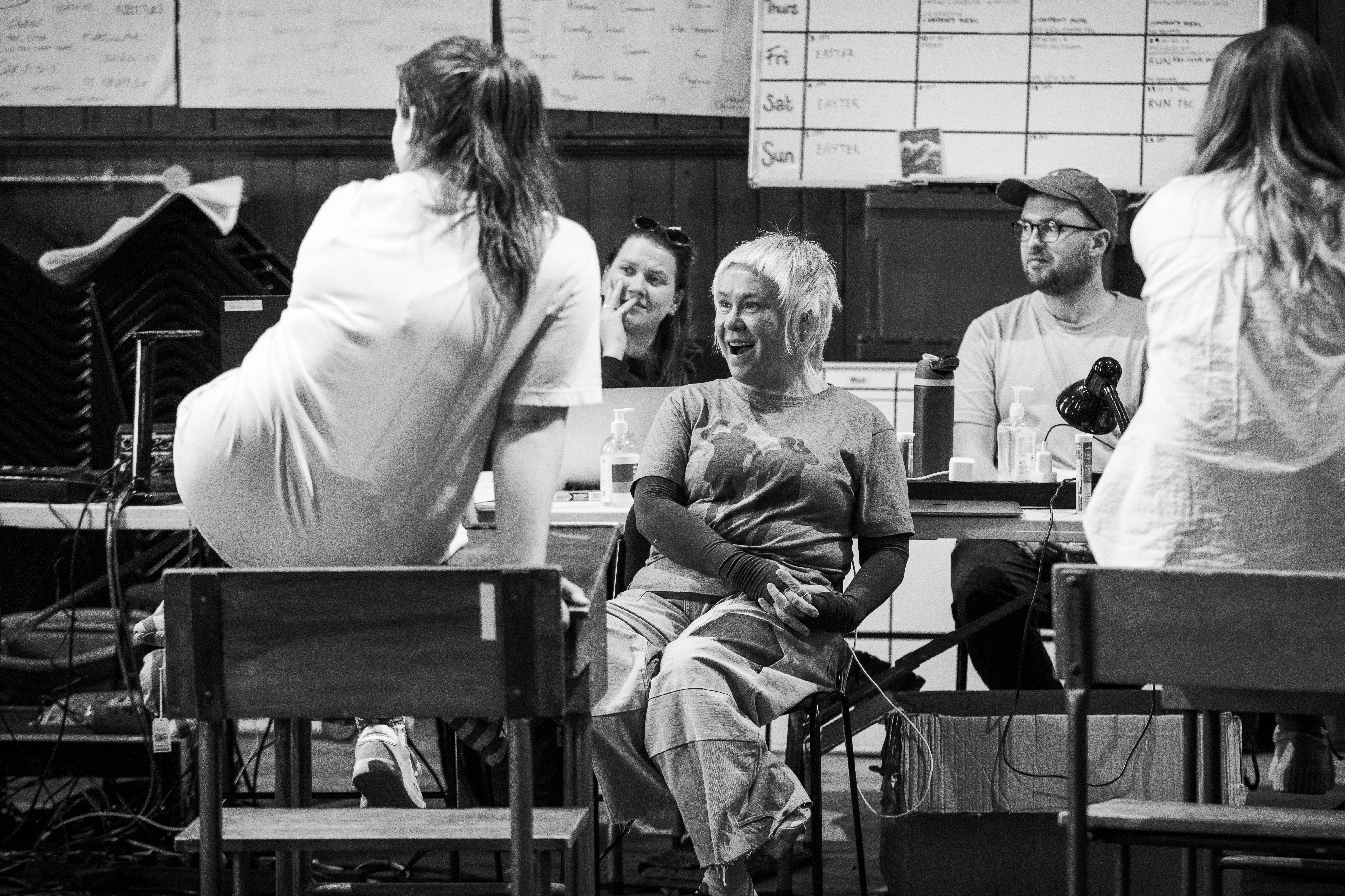 Emma Rice in the rehearsal room