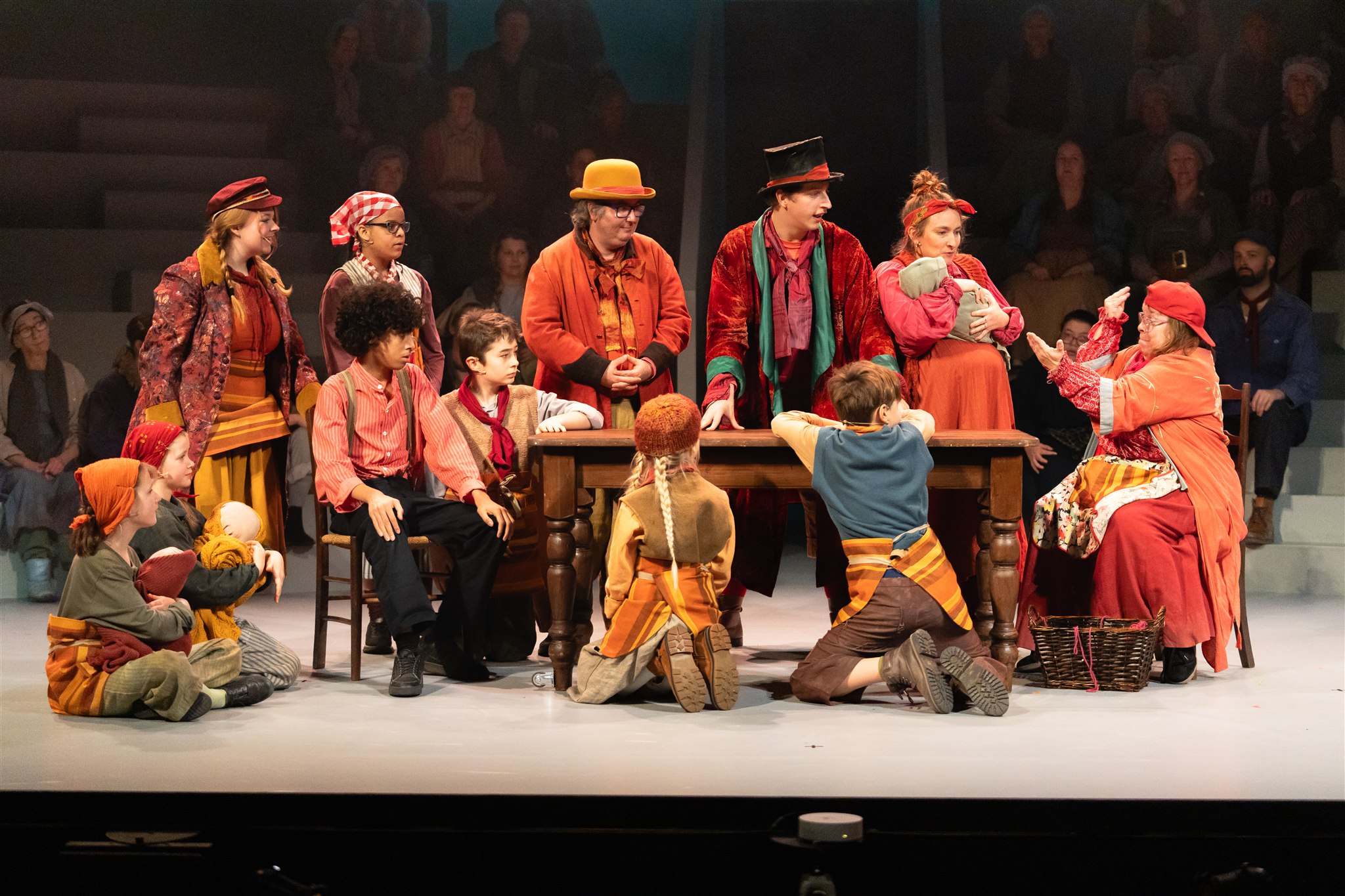Members of Achieve Together starred as the Micawber Family in "David Copperfield: A Life". Images by Lloyd Evans