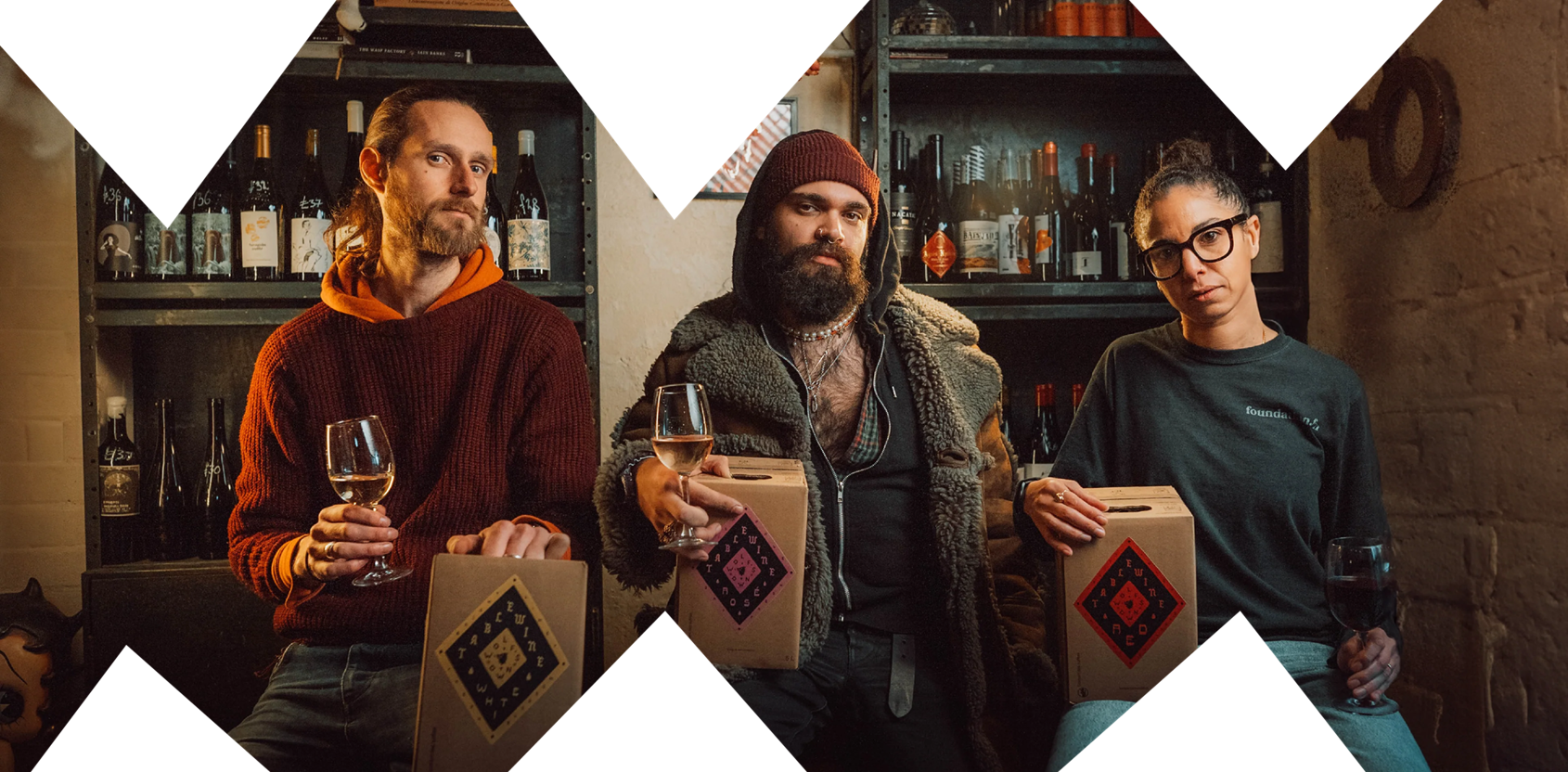 The Wolf team: Angus, Sam and Jus