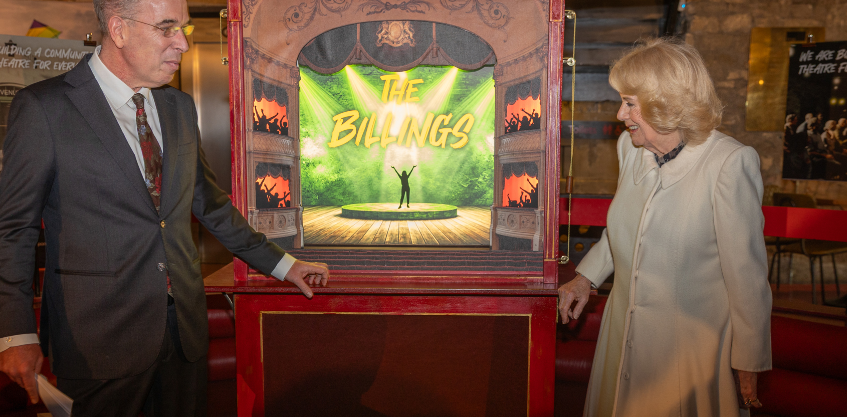 Venue 4's new name was revealed as THE BILLINGS by Queen Camilla